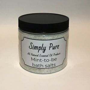 All natural essential oil bath salts
